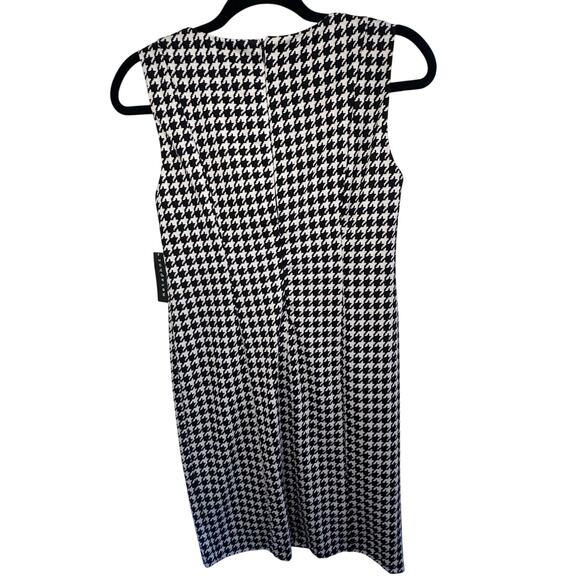 New metephor mod suiting ponte houndstooth shift dress size small - Picture 2 of 6